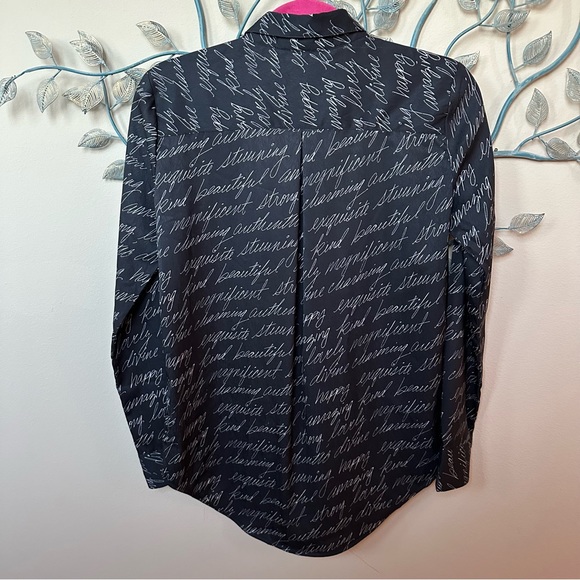 Second Sunday script positive vibes shirt Sz S - Picture 7 of 8